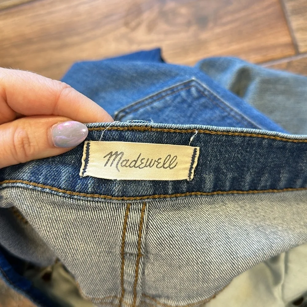 Madewell High rise slim boyfriend jean‎ sz 27, tag frayed - Picture 4 of 12